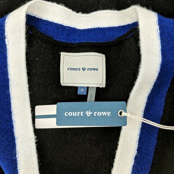 Court & Rowe Striped Kenmare Button Closure Cardigan Sweater Women's Small NEW - Picture 8 of 8